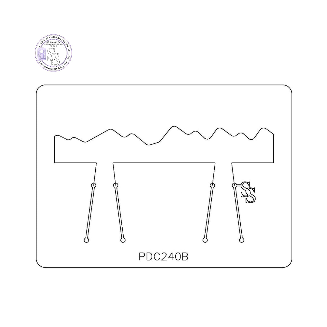 PANCAKE DIE PDC240 CUFF MOUNTAINS